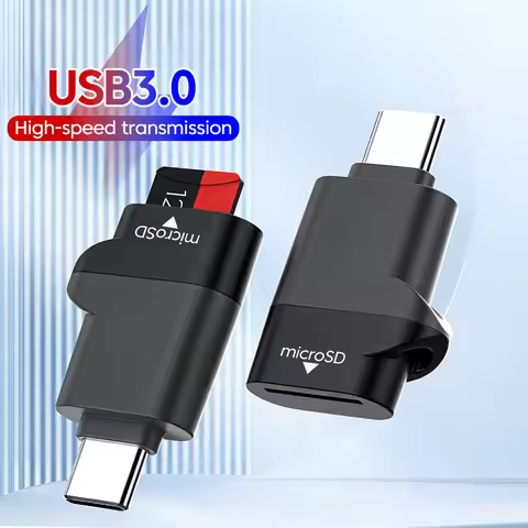 USB C3.0 Reader Adapter Type-C to TF Card Reading Connector For iPhone 17/16/15 Cellphones Macbooks 