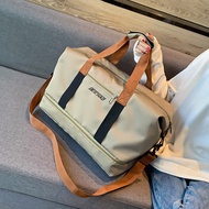 {LJYS}  Unisex ความจุขนาดใหญ่ Tote ผู้หญิง Weekender กระเป๋าเดินทางผู้ชายกีฬากระเป๋าสะพายกันน้ำกระเป๋าเดินทาง Duffle กระเป๋ากระเป๋าเดินทางพับได้