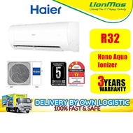 Haier 1HP R32 Air Conditioner non-inverter Air-cond Penghawa Dingin