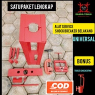 paket lengkap alat service shock breaker belakang universal