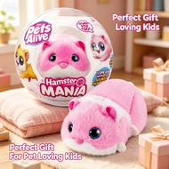 Pets Alive Hamster Mania By Zuru Pet Nurture Toy Real Alive Interactive Hamster Toy For Kids Gift
