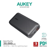 Aukey PB-N74S 20000MAH Basix Plus 22.5W Powerbank Portable Charger