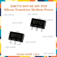 2SB772 B772 SOT-89 SOT89 30V PNP Silicon Transistor Medium Power