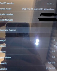 iPad Pro 11” 128GB 2022 M2 4th generation