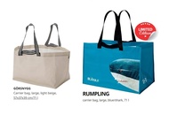 IKEA BLAHAJ RUMPLING Carrier Bag / GORSNYGG Shopping Beg / Laundry / Reusable / Recycle / SHARKs / S