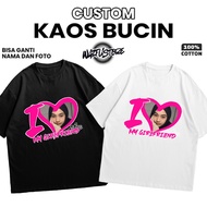 CUSTOM SCRIBBLE T-SHIRTS CAN CHANGE NAMES AND PHOTOS / BUCIN T-SHIRTS / COUPLE T-SHIRTS VIRAL T-SHIR