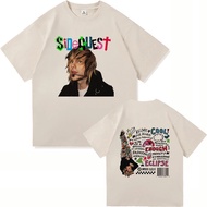 Unisex Michael Clifford SideQuest T-shirt | 5SOS Retro Harajuku Cotton Tee