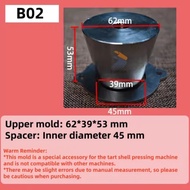 Stainless Steel Cheese Tart Shell Baking Mold Grouting Cookie Forming Mold Egg Tart Maker Tart Shell