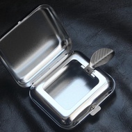 Pocket Ashtray Stainless Steel Mini Portable Ashtray Home Gadgets Ashtray Outdoor Ash Tray