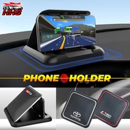 Toyota Car Dashboard Holder Adjustable Non-slip Carbon Fiber Universal 3 to 7 Inch Mobile Phone Phon