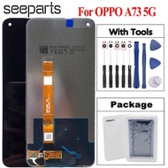 OPPO A73 (5G) 2020 LCD touch screen 100% original finger print is working