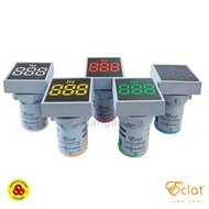 Pilot Lamp LED Hz Meter 22mm 30-105Hz Square Panel Frequency Indicator