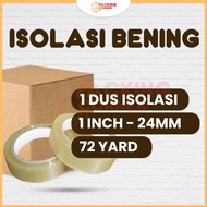 1 Box of Stationery Tape 1 inch 24mm x 72 yards 72Y 1 BOX