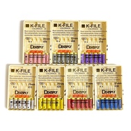 【In stock】K-file Endo 6's/Box Dentsply Mallifer #15-40 21mm 25mm 28mm 31mm