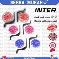 TERLARIS!!! Roda Samping/Bantu Sepeda Anak 12/16 Lampu Inter