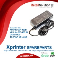 Power Supply Adapter Adapter 24V 2.5A 2.5 Ampere CB 3 PIN - Printer Xprinter 420B 4601B D464B C300H 