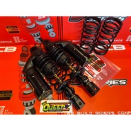 RCB VS Series Premium Black 275mm Dual Shock (Semi Lowerd) For Nmax v2 and Aerox v1/v2 PLug N PLay
