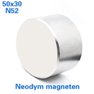 N52 Magnet 50x30mm Powerful Permanet Round Neodymium Magnet Strong magnetic Rare Earth NdFeB Gallium
