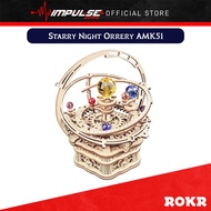 Robotime ROKR Starry Night Orrery Mechanical Music Box AMK51
