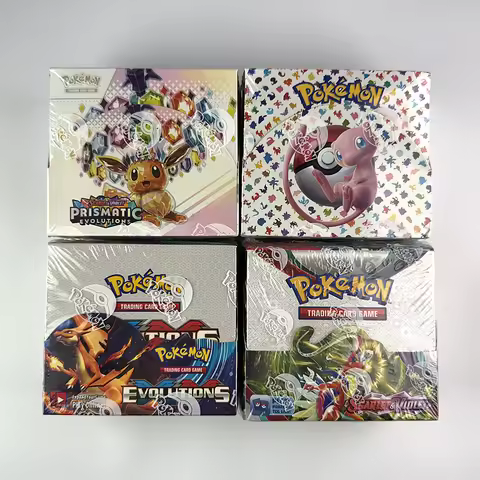 360Pcs/Set Pokemon Card Prismatic Sun&Moon 151 Evolutions English Booster Battle Transaction Cards