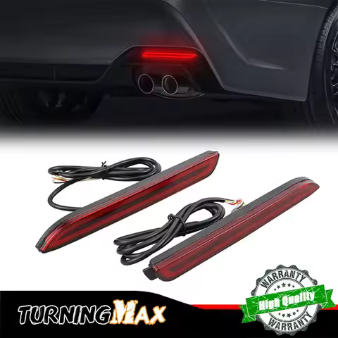 Red LED Rear Bumper Reflector Tai/Brake Lights For Lexus RC350 IS-F GX470 RX300 For Toyota RAV4 Sien