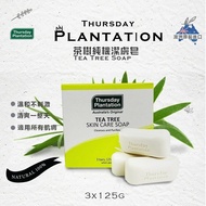 【星期四農莊】 Thursday Plantation 茶樹精油潔膚皂 3入盒裝 (澳洲原裝進口)
