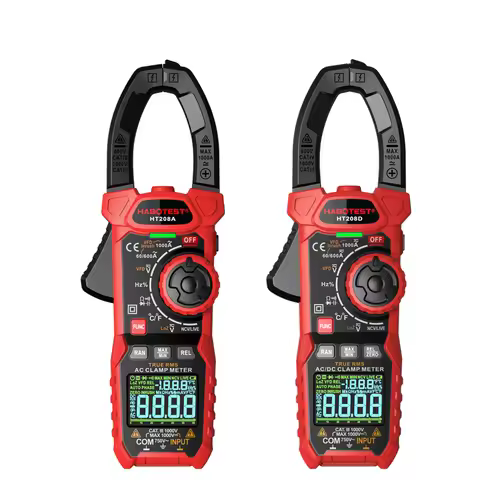 Digital Clamp Meter Multimeter 1000A 1000V AC/DC Voltage Current Counts Ammeter Voltmeter Capacitanc