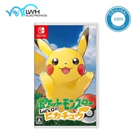 Nintendo SwitchเกมPokemon Let'go Pikachu/Let'go Eevee