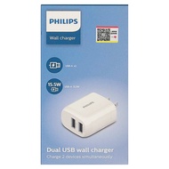 PHILIPS 飛利浦 2port旅充 DLP4332N  1個