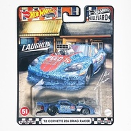 Hot Wheels Premium Boulevard 51 12 Corvette Z06 Drag Racer (Blue)