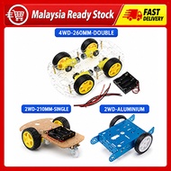 2WD 4WD Single / Double Layer Mini Large Round 6V DC Motor Set Smart Robot Car Chassis Kit for Ardui