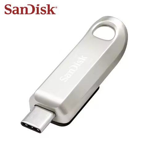 Original SanDisk Ultra Luxe CZ75 USB 3.2 Gen 1 Flash Drive Type C Memory Stick 64GB 128GB 256GB Meta