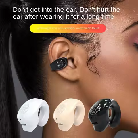 1pcs Waterproof Mini BT5.3 Wireless Sports Headset Earphone Touch Control HIFI Stereo Headphone Nois