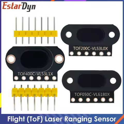 VL6180/VL53L0X/VL53L1X Time of Flight (ToF) Laser Ranging Sensor Module TOF050C TOF200C TOF400C 50CM