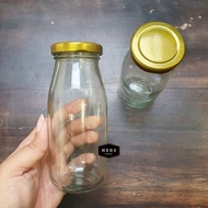 250ml Round Plain Glass Juice Bottle Glass Packaging/ Glass Juice Bottle/ Milk Bottle/ Glass Bottle 