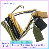 VANORA SHOP 3 Colors Molle Airsoft Outdoor Hunt Tool Belt Backpack Lanyard Strap Elastic Spring Rope