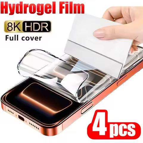 4Pcs Hydrogel Soft Screen Protector For Samsung A56 5G A55 A54 A53 A52S A51 A72 A71 A70 M23 Not Glas