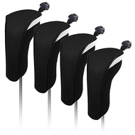 4X Thick Neoprene Hybrid Golf Club Head Cover Headcovers with Interchangeable Number Tags