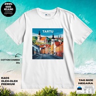 12-Piece ESTONIA SOUVENIR T-Shirt NationalTAG, 30S COTTON, PREMIUM GIFT SOUVENIR