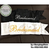 Selempang Bridal Shower Bridesmaid Sash Bridesmaid BORDIR