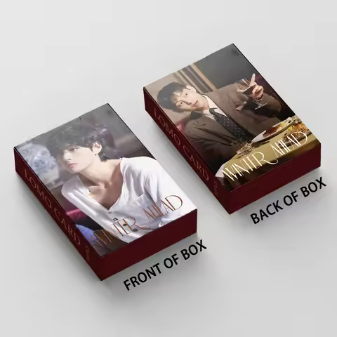 55pcs/Set Kpop TaeHyung solo album WINTER AHEAD lomo cards Idol HD photo cards for fans to collect c