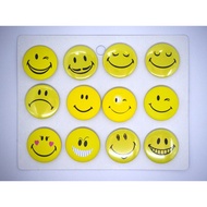 Brooch 3.2cm/4.4cm Smile Face Badge