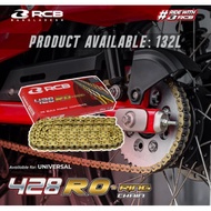 * 124L  / 132L * RCB 428H & 428 H  RO O-Chain SERIES / Oring chain [ GOLD CHAIN ]