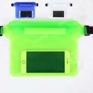 好時候 - 三層密封手機防水袋 防水腰包 手機腰包 潛水套 戶外運動適用 綠 藍 白