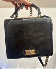 95%新 Chanel Vintage 黑色蜥蜴🦎皮斜咩袋🤩🥳🌈 非常難得有！ 高貴之選👏🏻👏🏻👏🏻