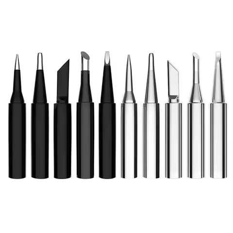 5Pcs I+B+K+2.4D+3C 900M For Soldering Station Solder Iron Welding Tip Head Top Sting BGA Lead-free T