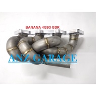Manifold Turbo Header 4G93 GSR Banana 3mm TD04 TD05