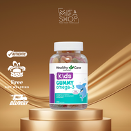 Kẹo Gummy Omega-3 Healthy Care Úc 250 viên - Giúp bé thông minh phát triển trí tuệ