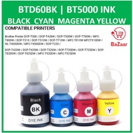 Compatible Brother Ink BT5000 BTD60BK 100ml Tank Printer Dye Bottle for DCP-T300 DCP-T428W DCP-T500W