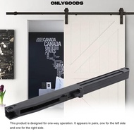 ONLYGOODS Sliding Barn Door Damper, Adjustable Black Barn Door Buffer, Smooth Durable Door Slide Dam